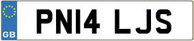 Truck License Plate
